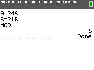 Risultato del programma EUCLIDE